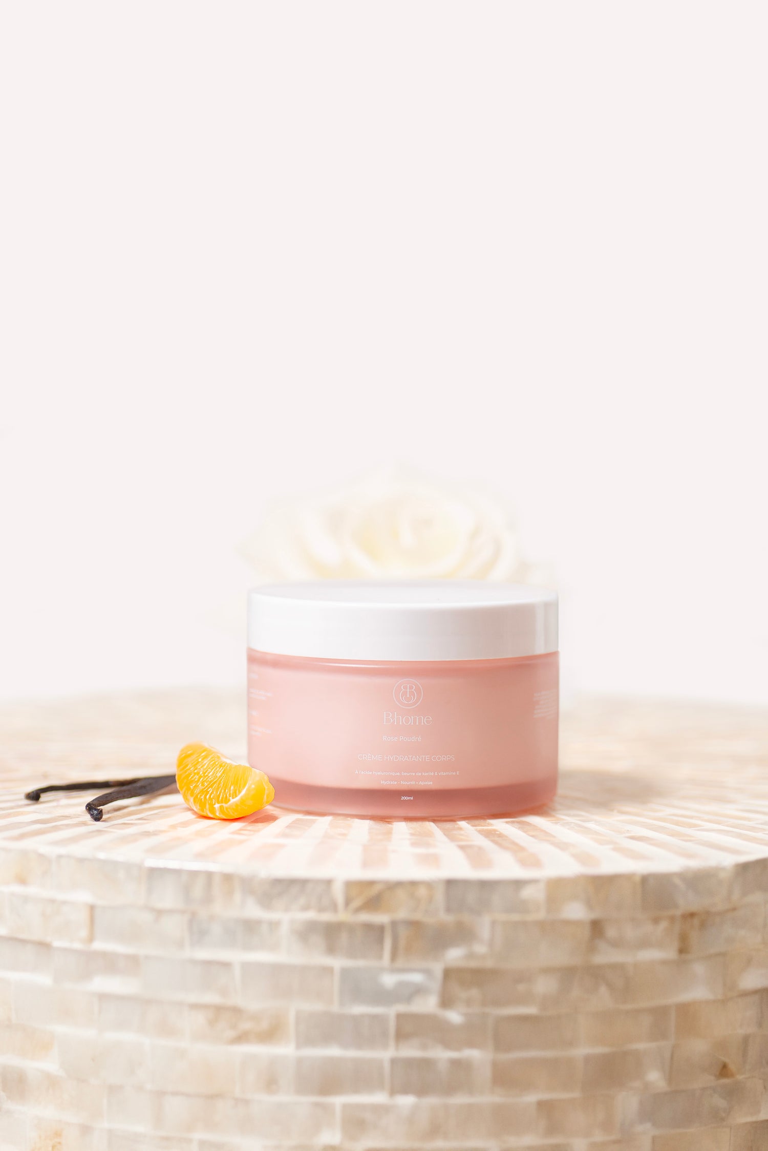 Crème hydratante corps Rose poudré