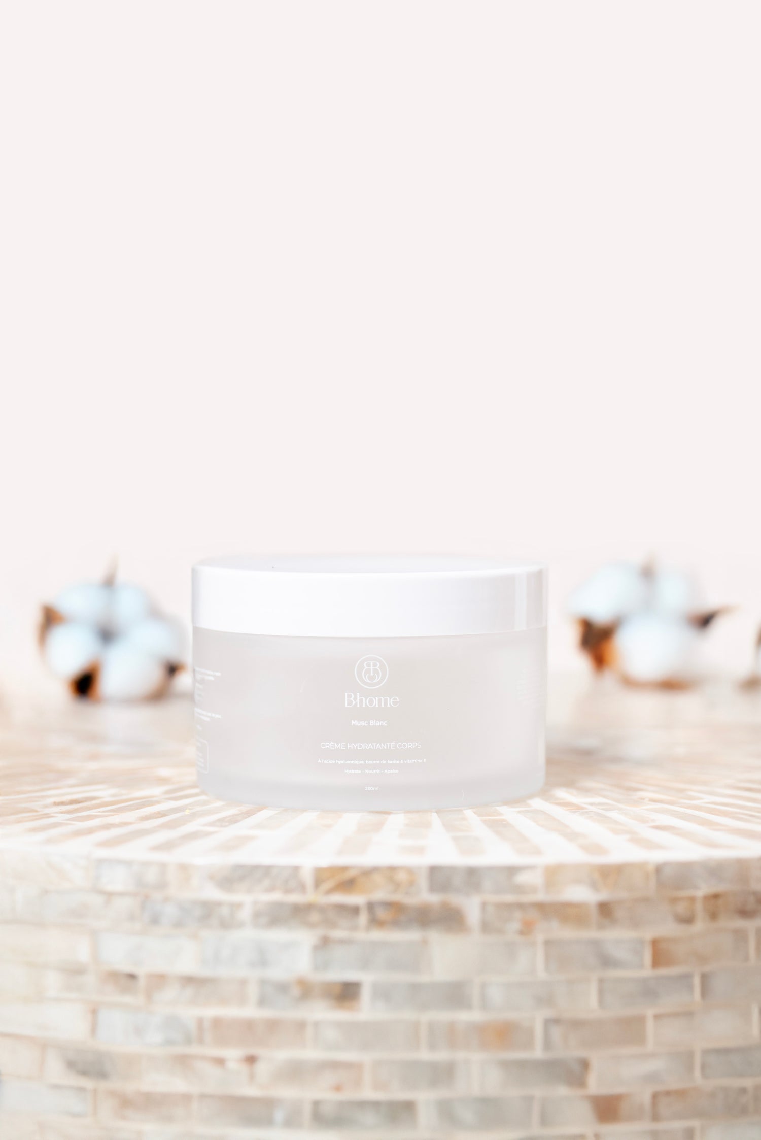 Crème hydratante Musc blanc